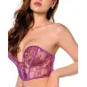 Mesh Bustier and G-String Set with Adjustable Sides