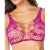 Floral Fishnet Bralette and High-Waist Garter Panty Set