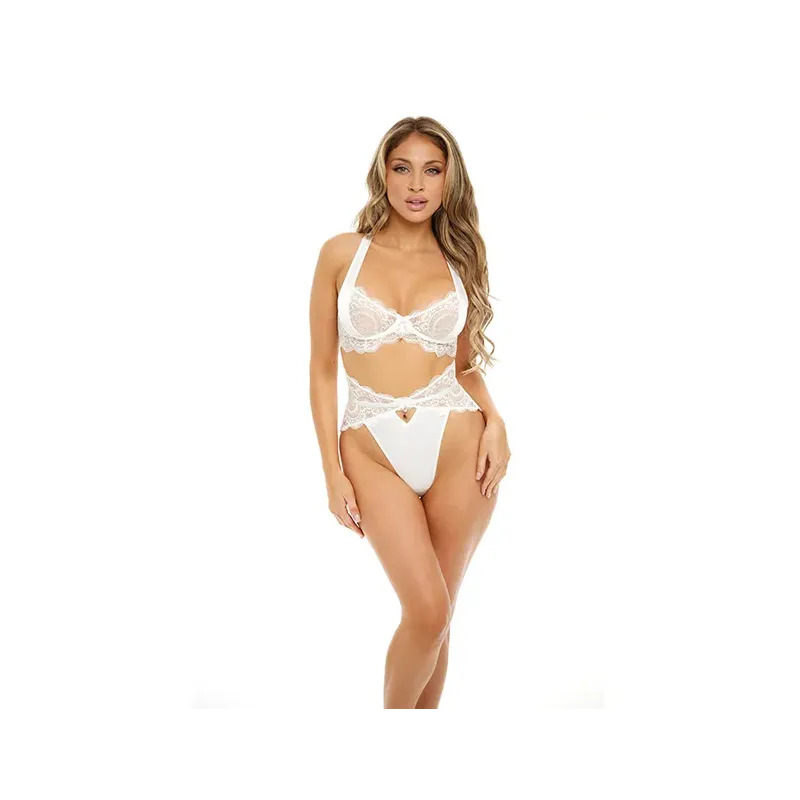 Sadie Lace Underwire Bra and High-Waist Panty Set