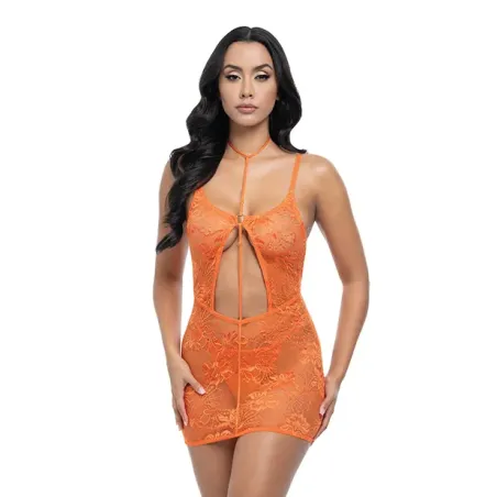 Presley Lace Babydoll with G-String Set