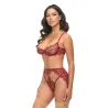 Arielle Lace Unlined Underwire Set with Ring Detail