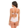 Elena Floral Embroidered Bra and Skirted G-String Set