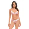 Glinda Mesh Bra Set with Floral Embroidered Trim