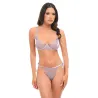 Dahlia Lace Bra and G-String Set with Decorative Ties