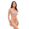 Dahlia Lace Bra and G-String Set with Decorative Ties