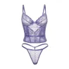 Vanessa Lace and Mesh Bustier with G-String