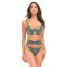 Daphne Lace Underwire 3-Piece Set with Embroidered Trim and Crossing Elastics