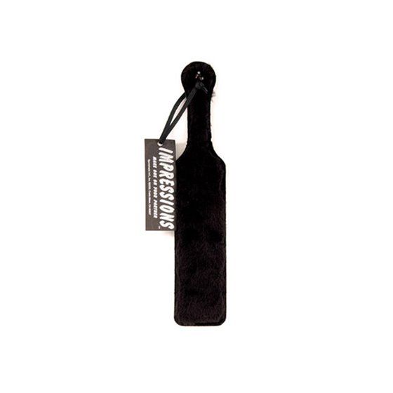 Sportsheets Leather Paddle with Black Fur