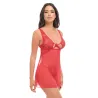 Tiana Sheer Lace Underwire Babydoll with G-String