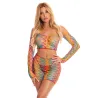 Rainbow Pot of Skirt Set