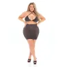 Cherry Strap Halter Bra and Skirt Set