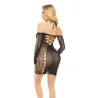 Animal Print Mini Dress with Stretch Fit