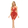 Fill Me In Bodystocking in Red