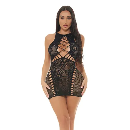 Money-Core Bodystocking Dress