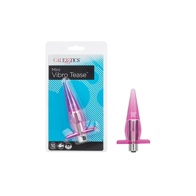 Mini Vibrating Butt Plug with Removable Stimulator