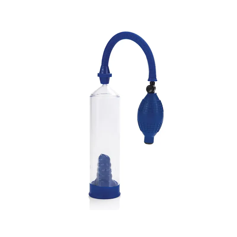 Vibrating Penis Pump with Clear Cylinder