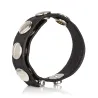 Leather Cock and Ball Strap with 5 Snap Fasteners