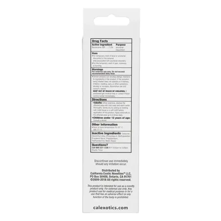 Tush Eze Desensitizing Anal Gel 1.5 oz