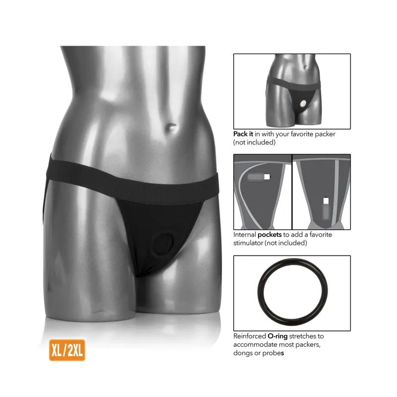 Packer Gear Jock Strap with O-Ring and Bullet Pocket