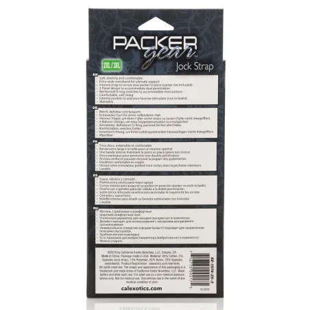 Packer Gear Jock Strap with O-Ring and Bullet Pocket