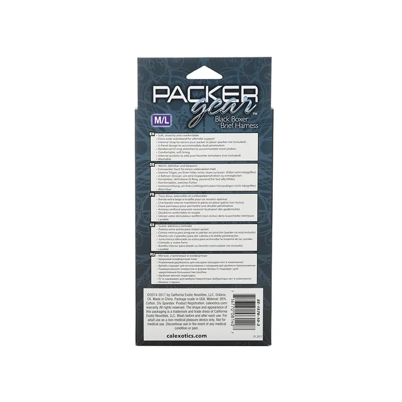 Packer Gear Boxer Harness with Internal Pocket