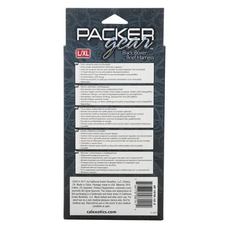 Boxer Harness with Internal Pockets and O-Ring
