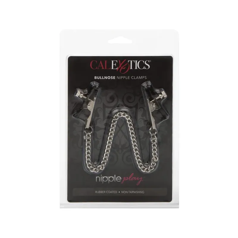 Bull Nose Nipple Clamps with Chain