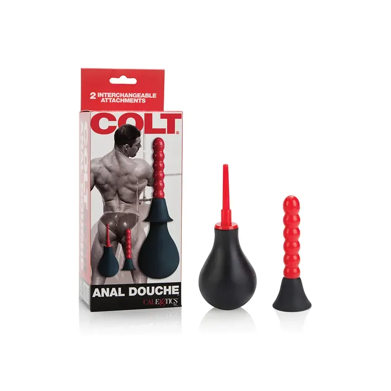 Anal Douche with Dual Attachments and EZ Squeeze Bulb