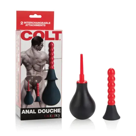 Anal Douche with Dual Attachments and EZ Squeeze Bulb