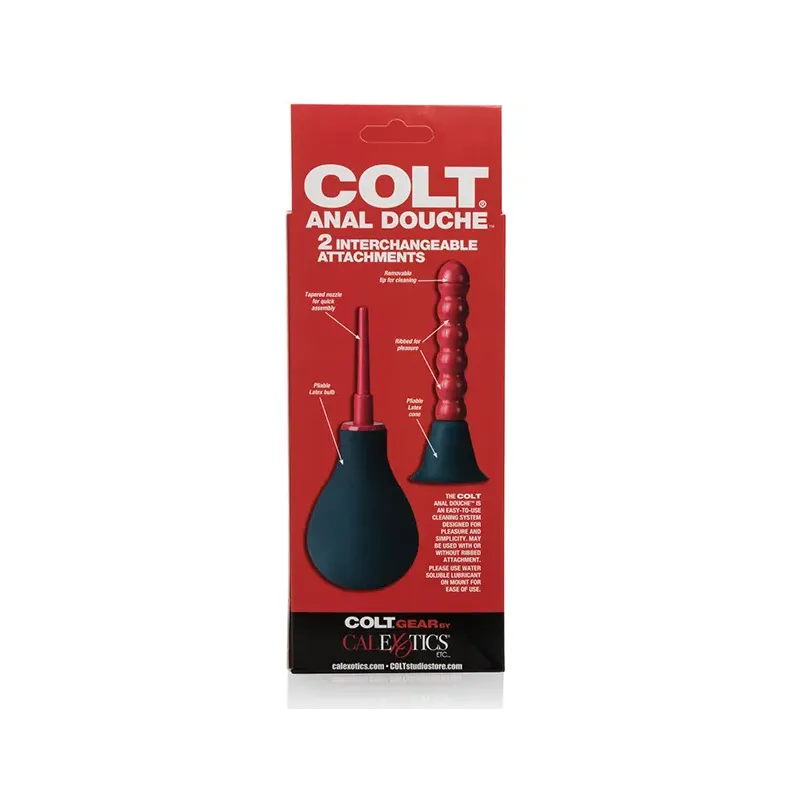 Anal Douche with Dual Attachments and EZ Squeeze Bulb