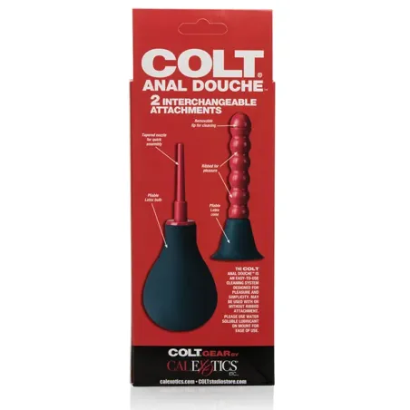 Anal Douche with Dual Attachments and EZ Squeeze Bulb