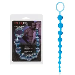 X-10 Graduated Anal Beads in Blue
