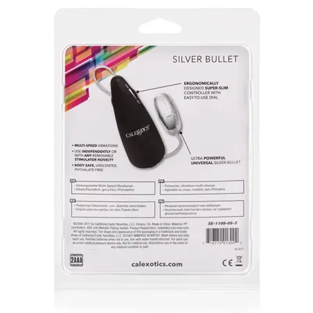 Silver Bullet Vibrator with Multi-Speed Controller