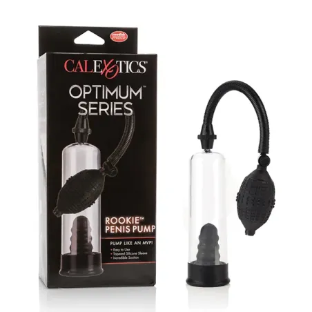 Rookie Vibrating Penis Pump with EZ Squeeze Bulb