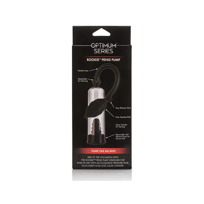 Rookie Vibrating Penis Pump with EZ Squeeze Bulb