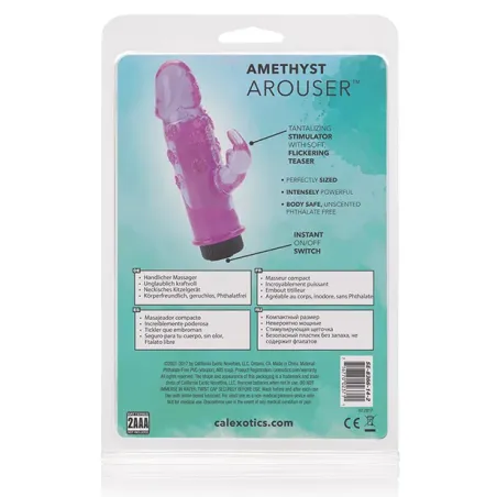 Amethyst Arouser Dual Stimulation Rabbit Vibrator