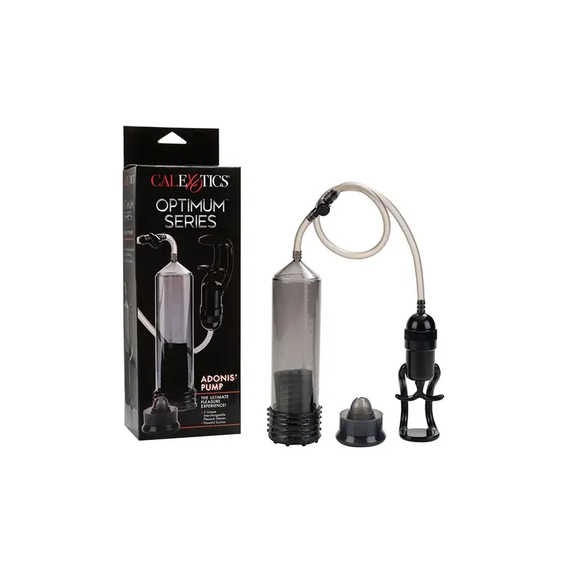 Adonis Penis Pump with Dual Sleeves in Smoke