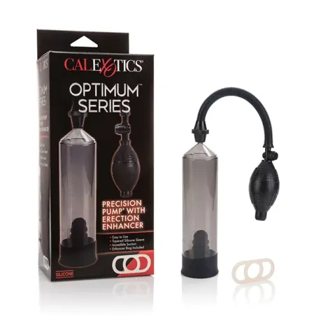 Precision Penis Pump with Erection Enhancer in Smoke