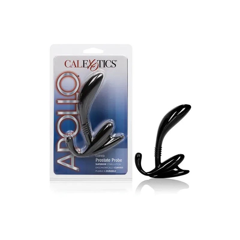 Apollo Curved Prostate Probe in Black