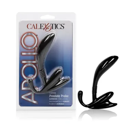 Apollo Curved Prostate Probe in Black
