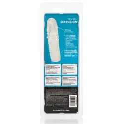 Senso Vibrating Penis Extension Sleeve with Textured Tip