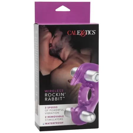 Wireless Rockin' Rabbit Couples Vibrator with Dual Bullets