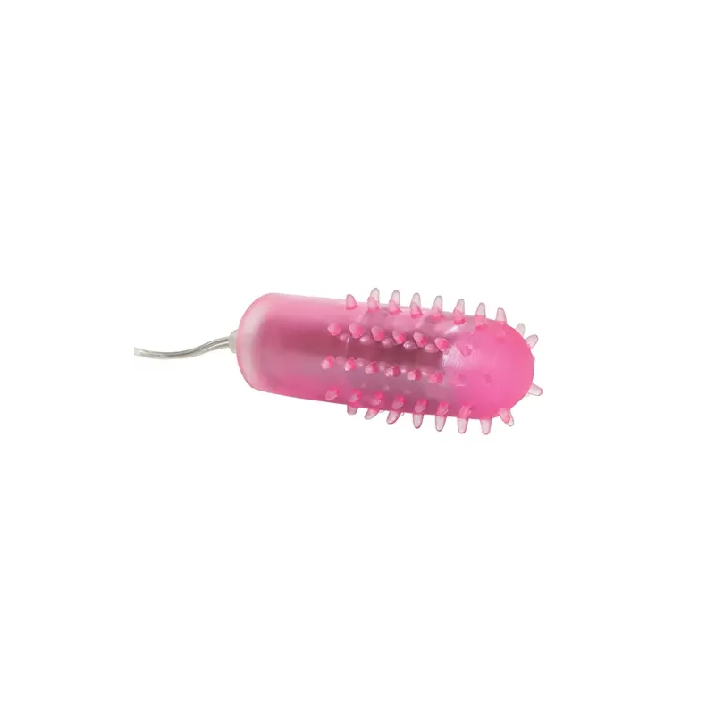 Turbo 8 Accelerator Bullet Vibrator with Tickler Sleeve