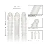 Vibrating Penis Extension Sleeve Kit in Clear