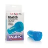 Beaded Vibrating Masturbator with TPR Sleeve