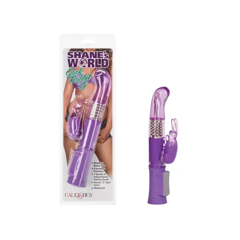 Jack Rabbit G Vibrator with Rotating Beads