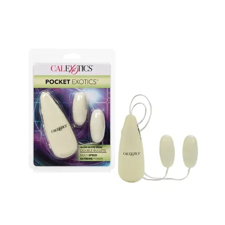 Glow in the Dark Double Bullet Vibrators