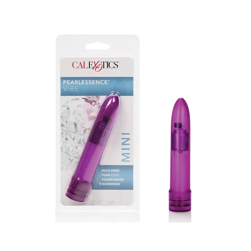 Mini Vibrator with Glitter Finish in Purple