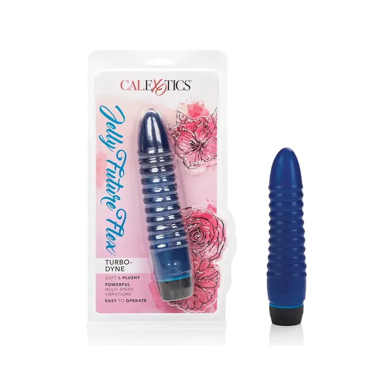 Future Flex Jelly Vibrator with Ridged Shaft