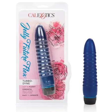 Future Flex Jelly Vibrator with Ridged Shaft